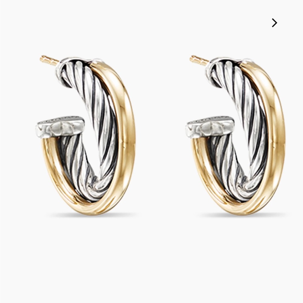 David Yurman crossover hoop